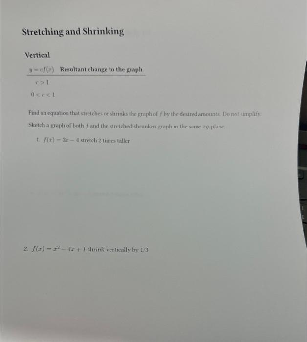 Graph Y 1 0