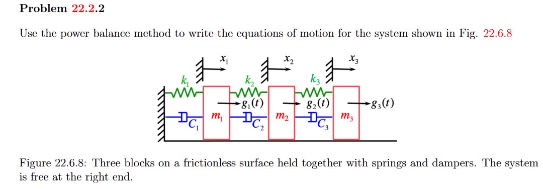 Solved Problem 22.2.2Use the power balance method to write | Chegg.com
