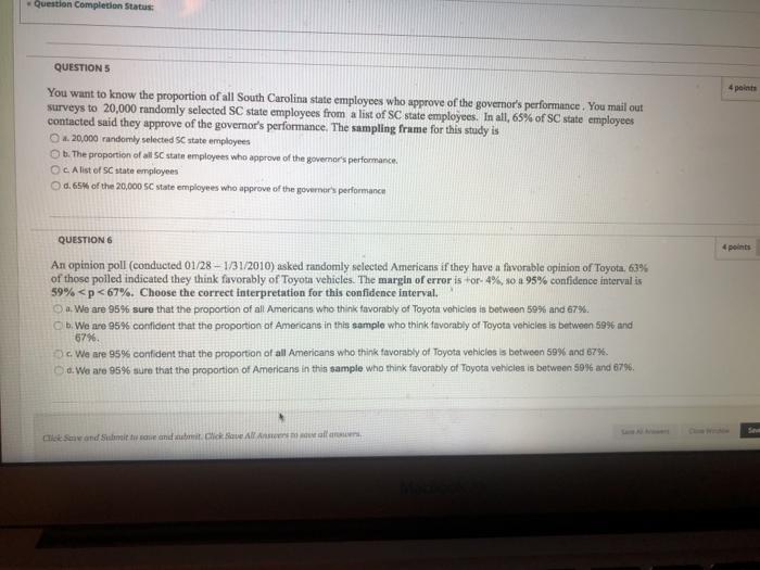 Solved Question Completion Status: QUESTION 7 I plan to take | Chegg.com