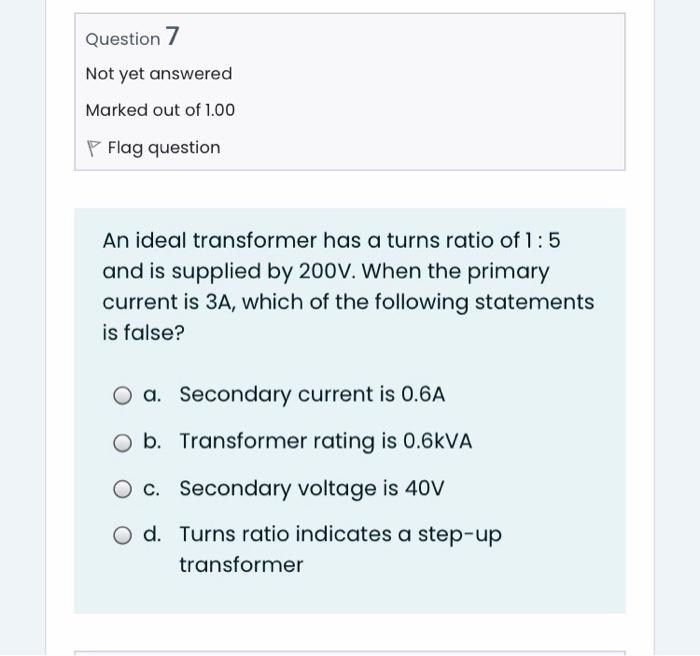 Solved Question 1 Not yet answered Marked out of 1.00 p Flag