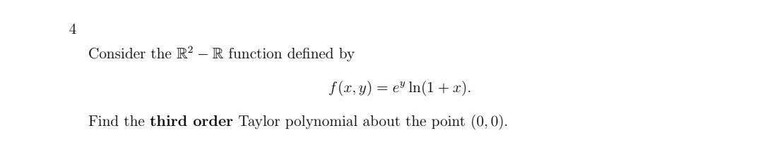 Solved Consider the R2−R function defined by | Chegg.com