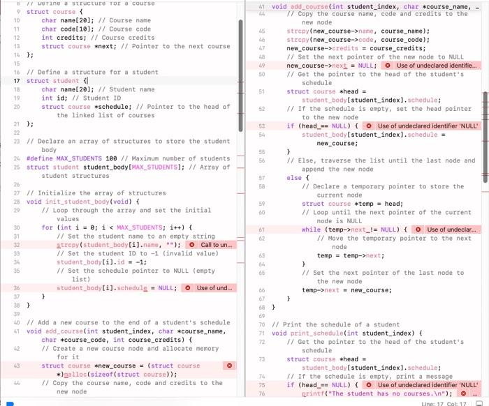 Solved I am having trouble with my code and dont know how to | Chegg.com