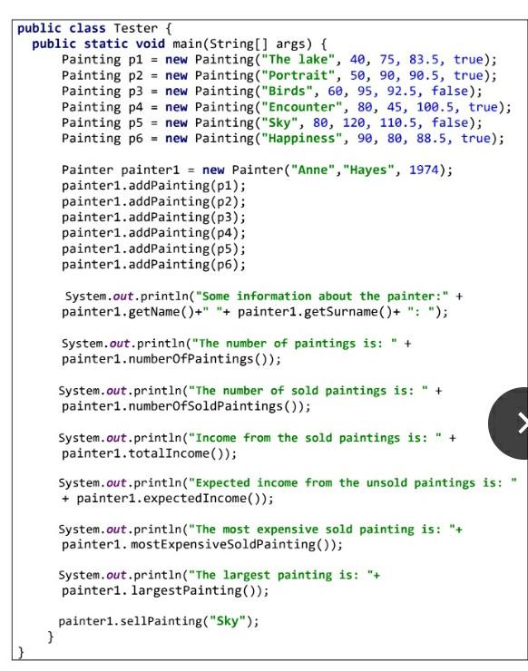 Solved Problem 1 - Paintings and Painters (30 points) In | Chegg.com