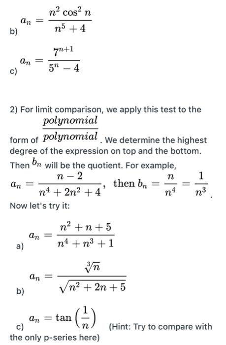 Solved 1) For direct comparison, there are two commonly used | Chegg.com
