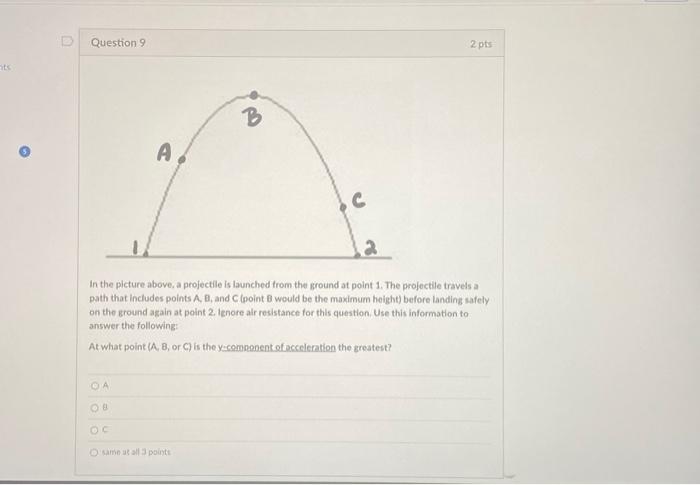 In the picture above, a projectile is launched trom | Chegg.com