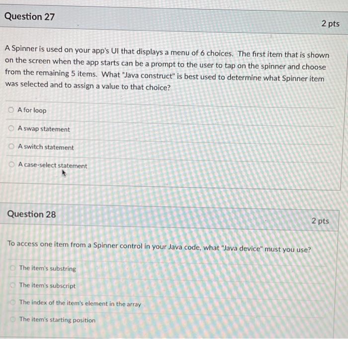 Solved Question 23 2 pts What is rendered when you finish 