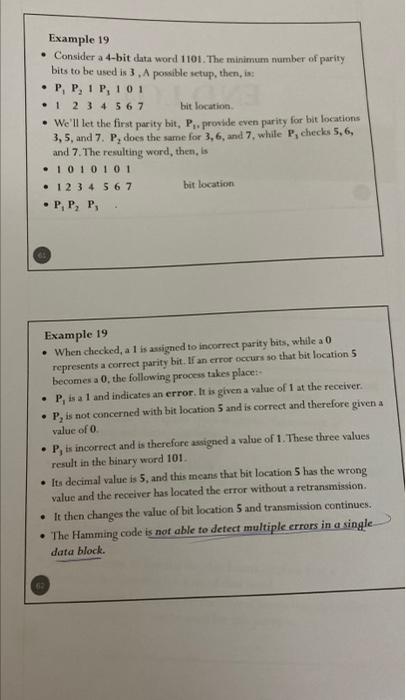 Solved Question 27 (7,4) Hamming code is used with the | Chegg.com