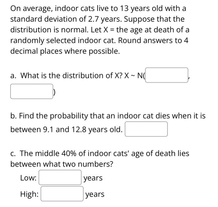 A closer look at Average Years Indoor Cats Live