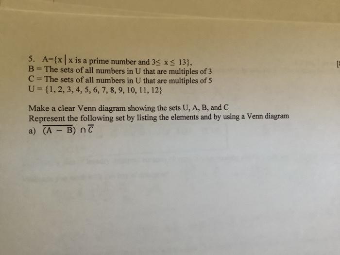 Solved Le 5 A X X Is A Prime Number And 35 X 13 B Chegg Com