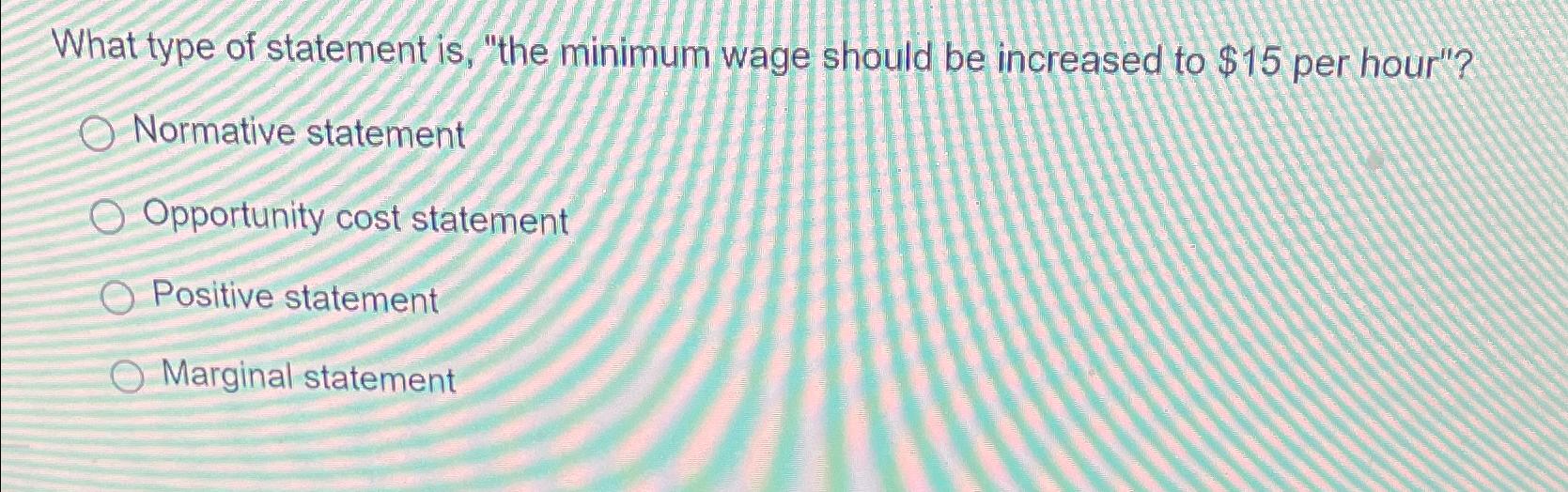 Solved What type of statement is, ﻿