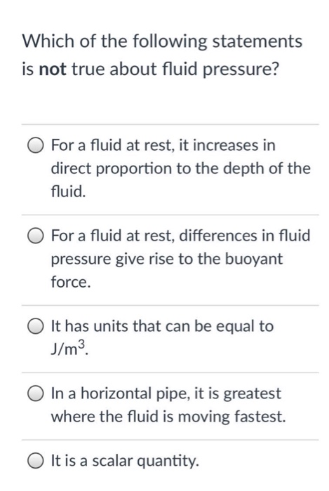 Solved Which of the following statements is not true about | Chegg.com