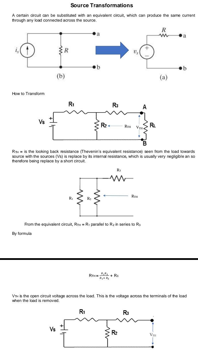 Solved Homework: 1. For the circuit below, find (a) RTH and | Chegg.com