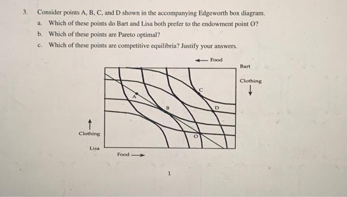 Solved 3. Consider points A, B, C, and D shown in the | Chegg.com
