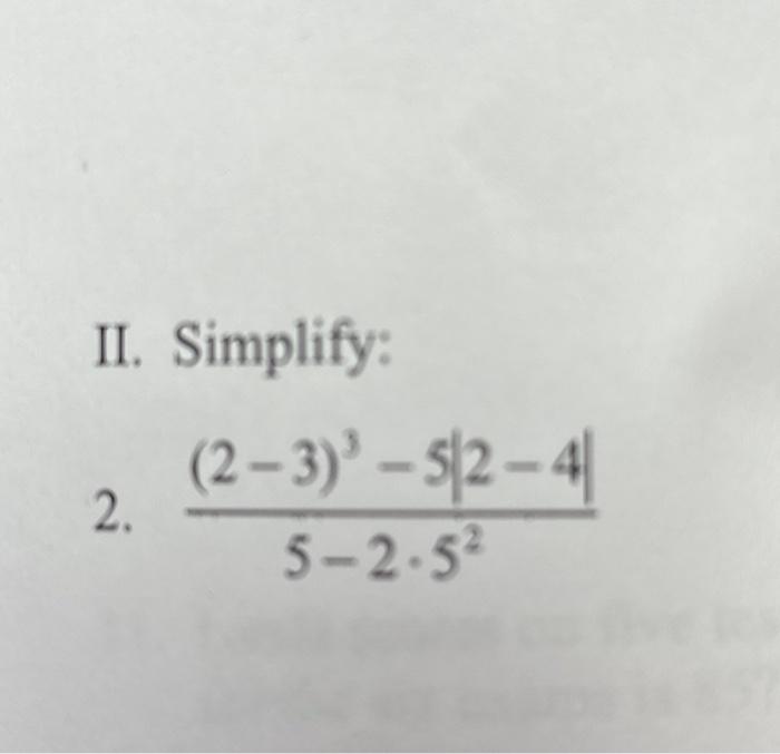 solved-ii-simplify-2-5-2-52-2-3-3-5-2-4-chegg