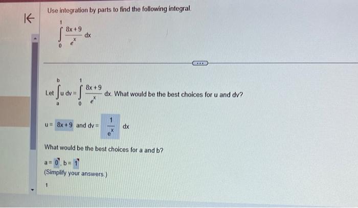 Solved Use Integration By Parts To Find The Following | Chegg.com