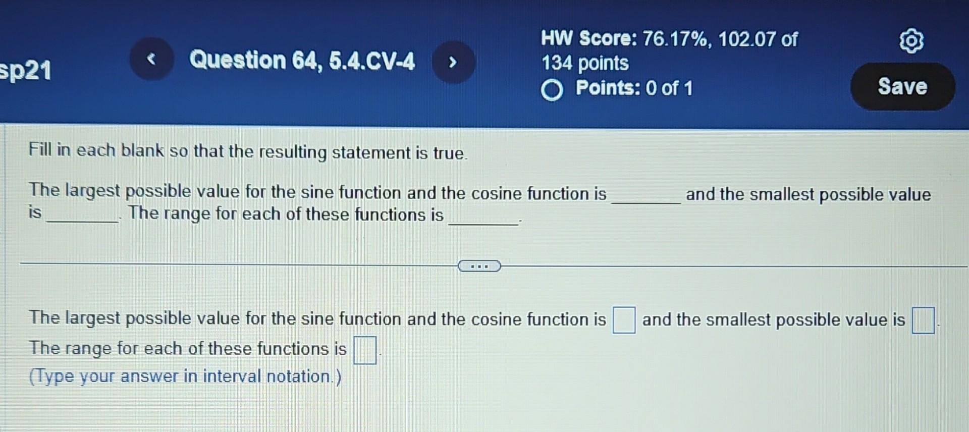 Solved Fill in each blank so that the resulting statement is | Chegg.com