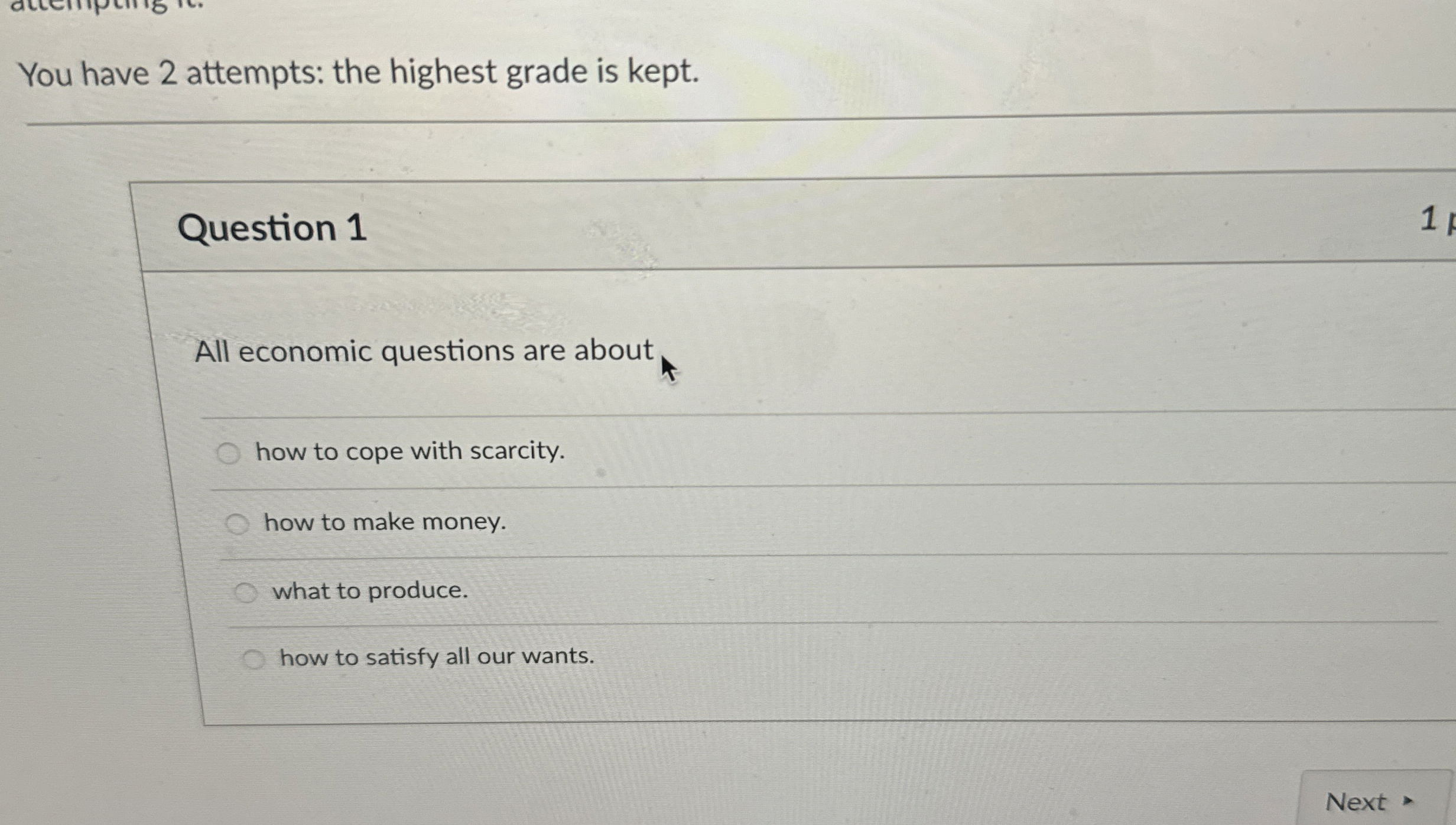 Solved You have 2 ﻿attempts: the highest grade is | Chegg.com