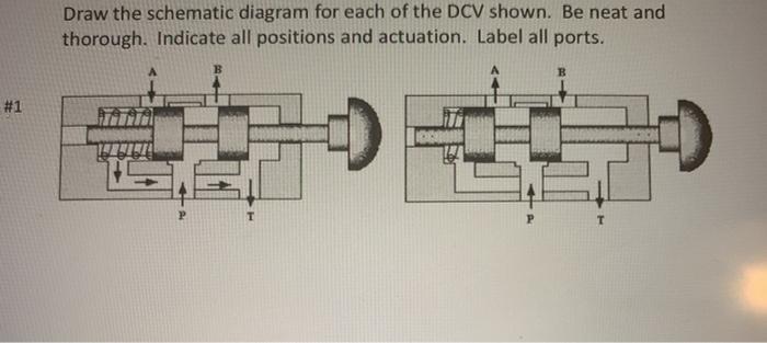 Solved Draw the schematic diagram for each of the DCV shown. | Chegg.com