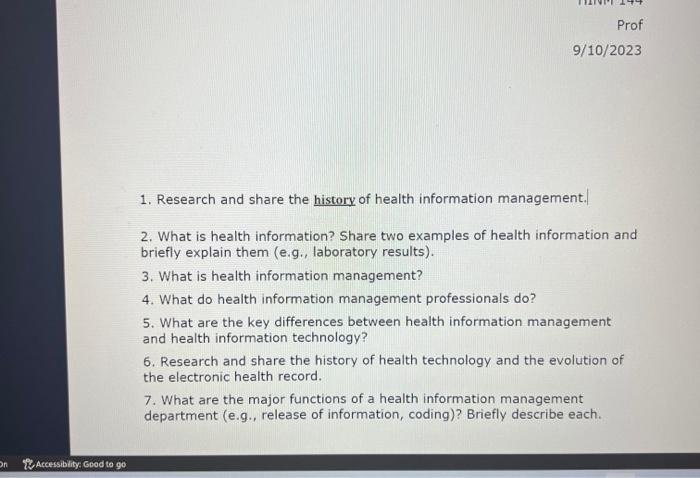 What Do Health Information Management Professionals Do