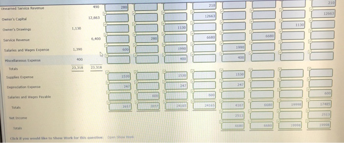 Solved SHERIDAN ROOFING Worksheet For the Month Ended March | Chegg.com