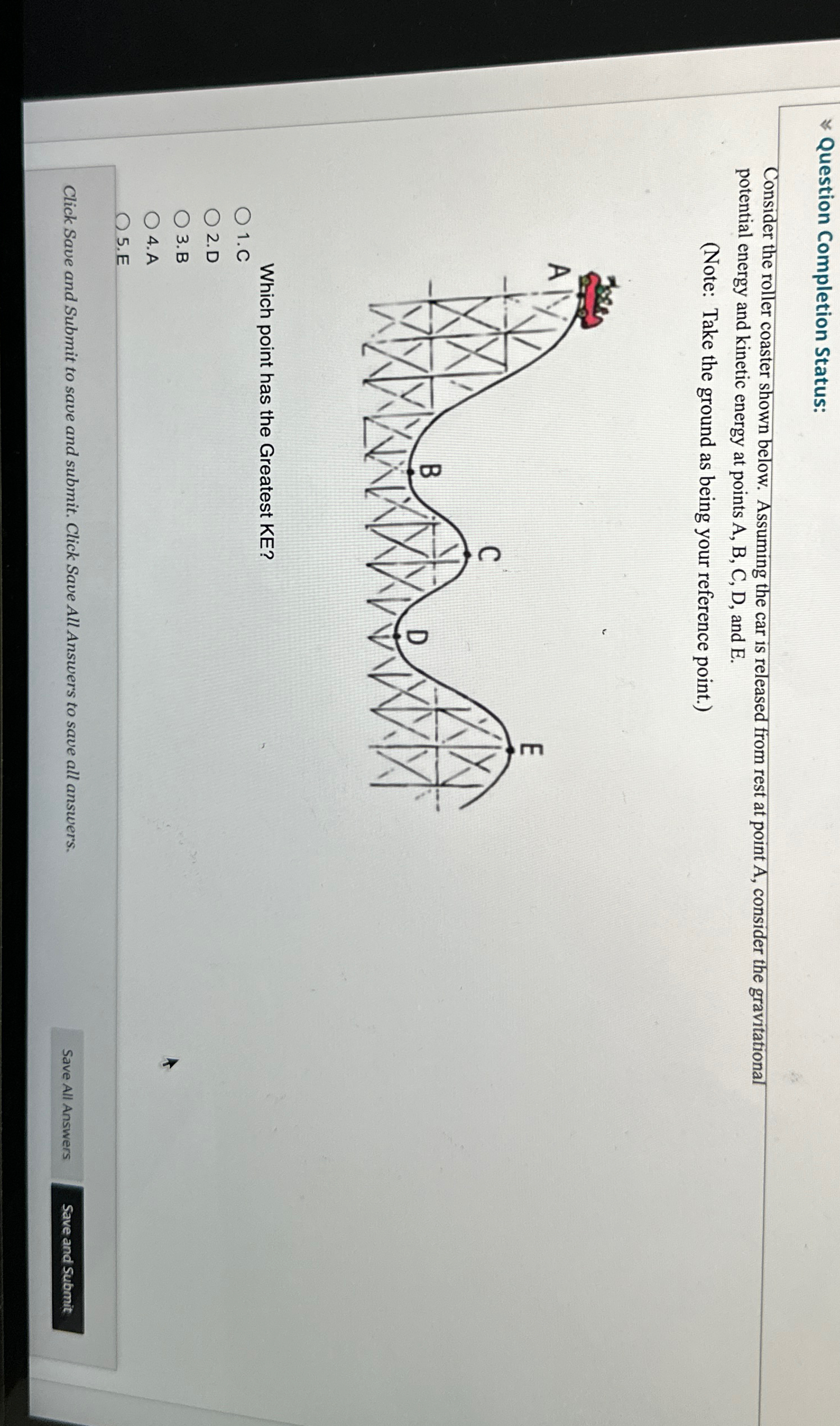 Solved Question Completion Status:Consider the roller | Chegg.com