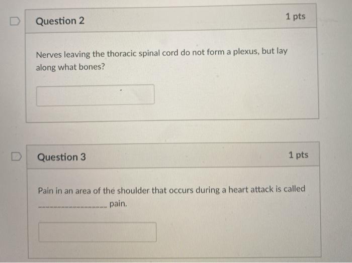 Solved Attem ОMir 8 pts Question 1 Match the plexus with its | Chegg.com