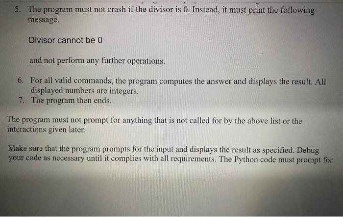 Solved Write a Python program that is a simple calculator | Chegg.com
