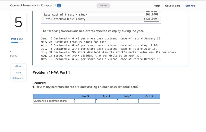 connect chapter 11 homework accounting