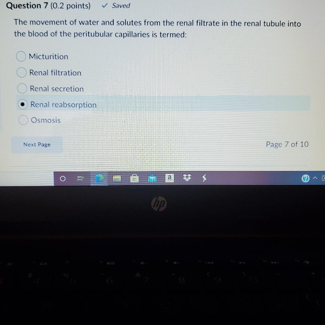 Solved Question 8 (0.2 points) Saved The composition of | Chegg.com