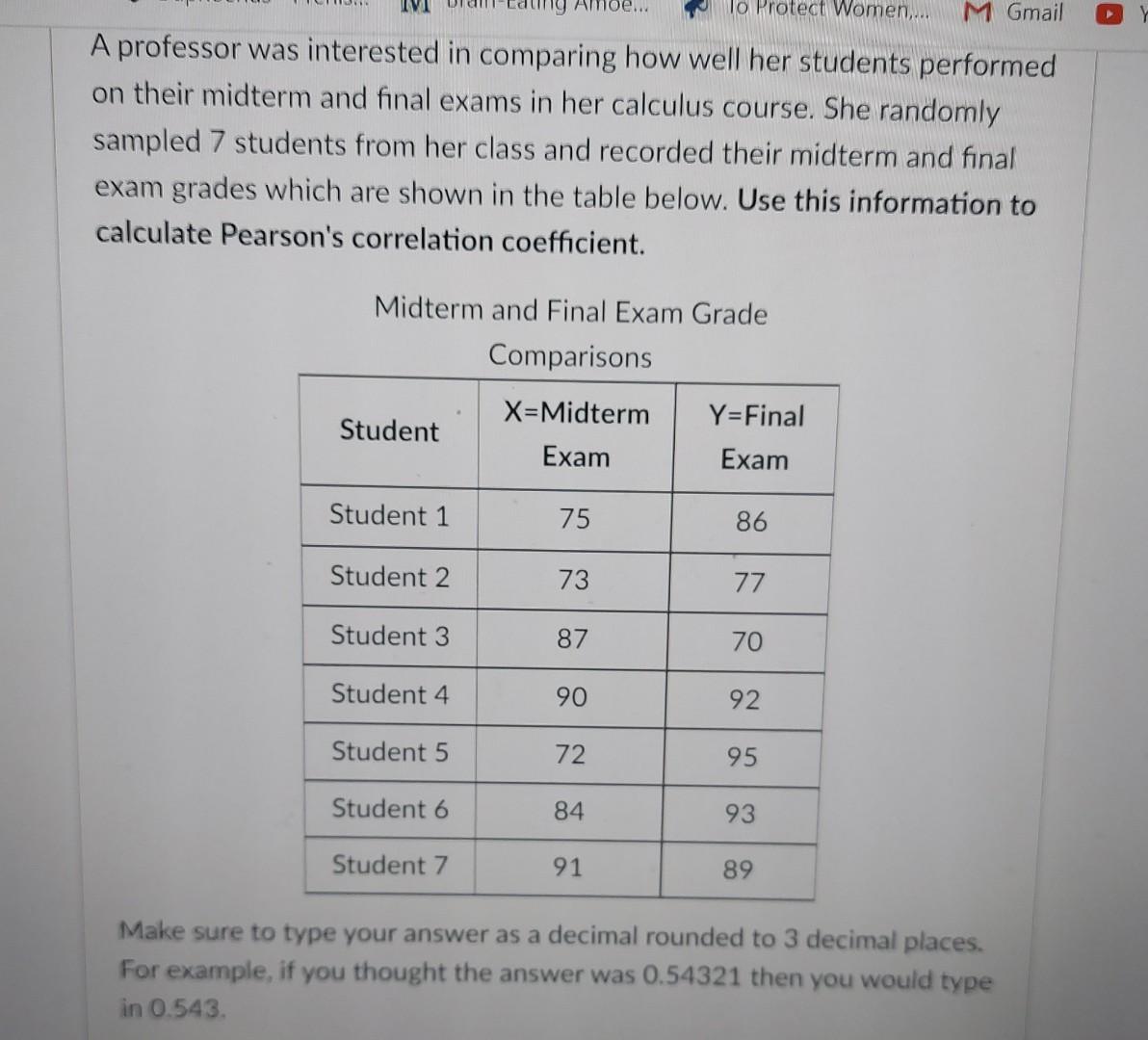 Solved II To Protect Women,... M Gmail A professor was