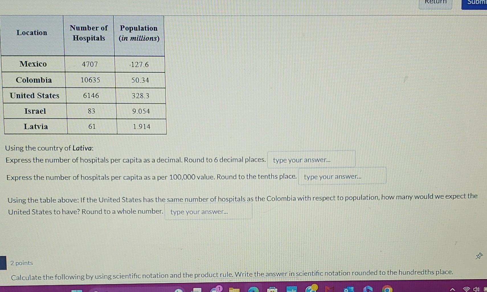 Solved Using the country of Lativa Express the number of