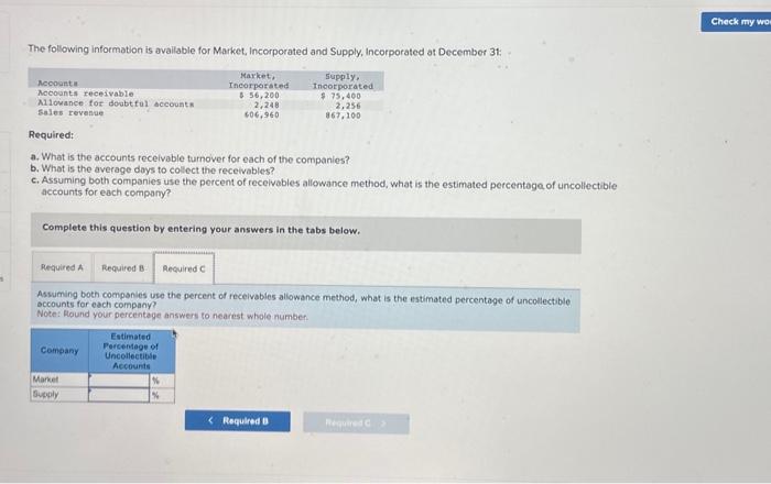 Solved Exercise 7-16A (Static) Accounts Receivable | Chegg.com