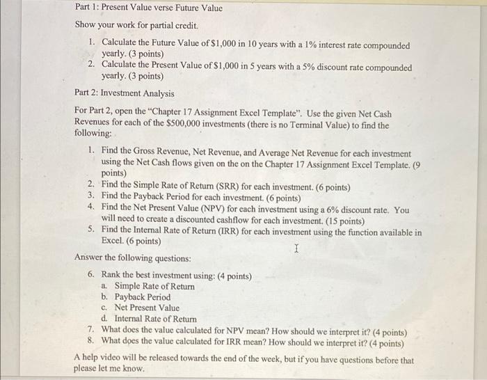 Solved - ZHANG) Activities and Due Dates Chapter 17 Homework