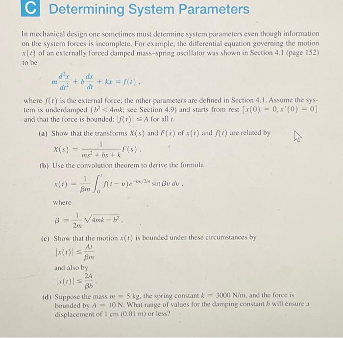 Solved please solve C and D only thank you, for C please | Chegg.com