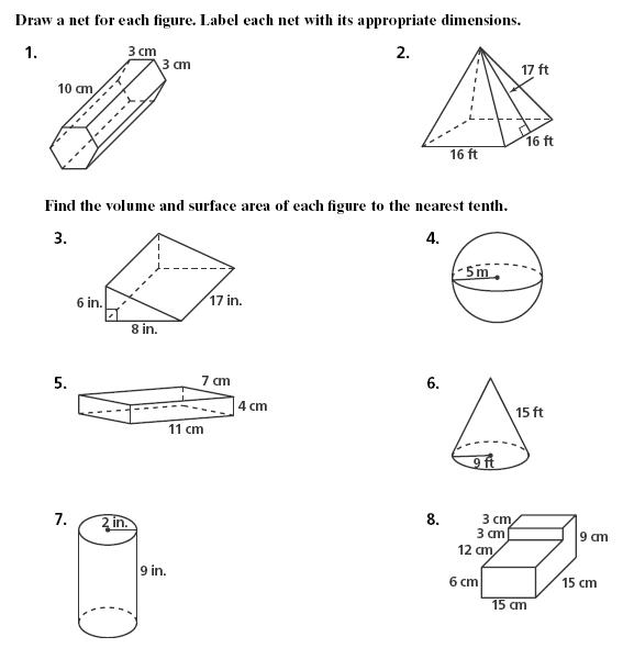 Solved Draw A Net For Each Figure. Label Each Net With Its 