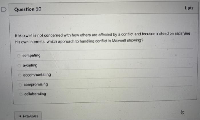 Solved Which of the following captures the type of conflict | Chegg.com