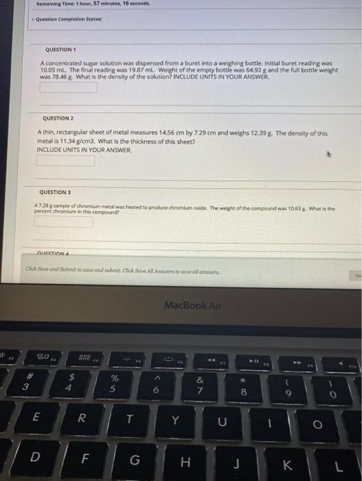 Solved Remaining Time 1hour, 57 minutes, 16 seconds Question | Chegg.com