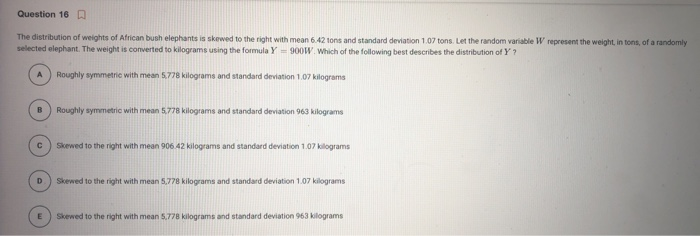 Solved Question 8 The random variable X takes on the values | Chegg.com