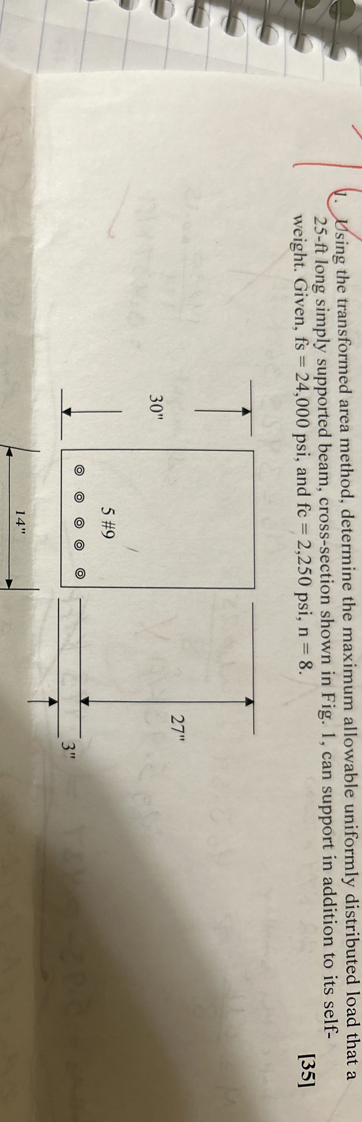 Solved How to solve Using the transformed area method, | Chegg.com