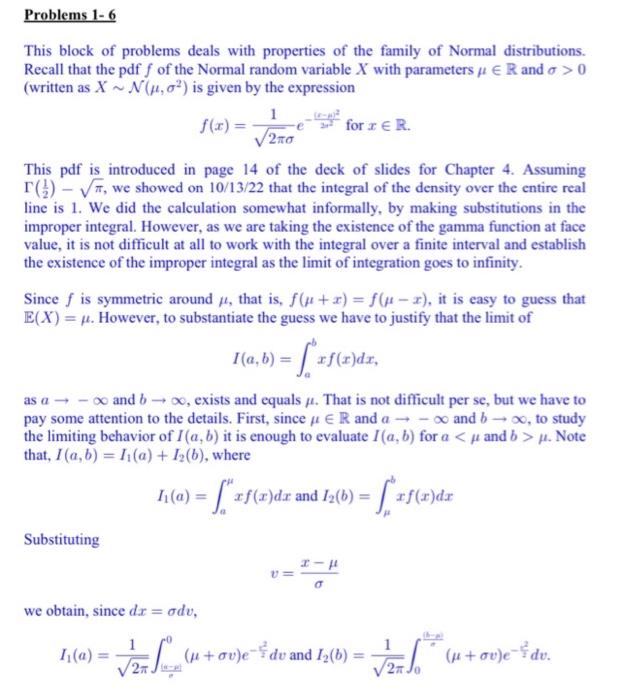 Solved This block of problems deals with properties of the | Chegg.com