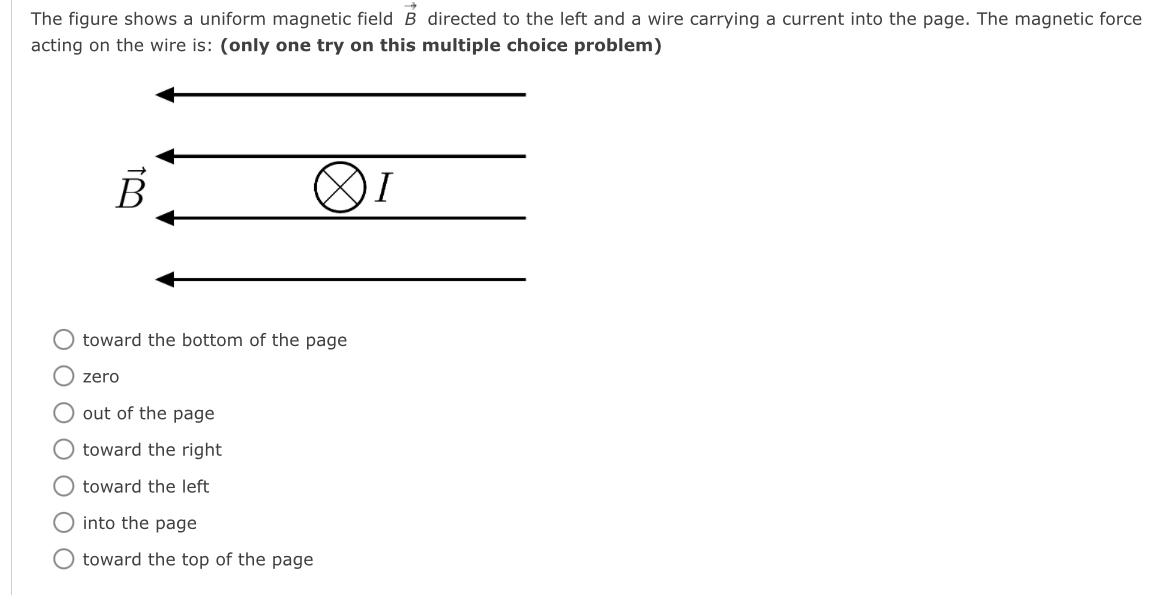 Solved The figure shows a uniform magnetic field vec(B) | Chegg.com