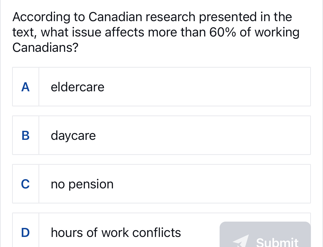 Solved According To Canadian Research Presented In The Text, | Chegg.com