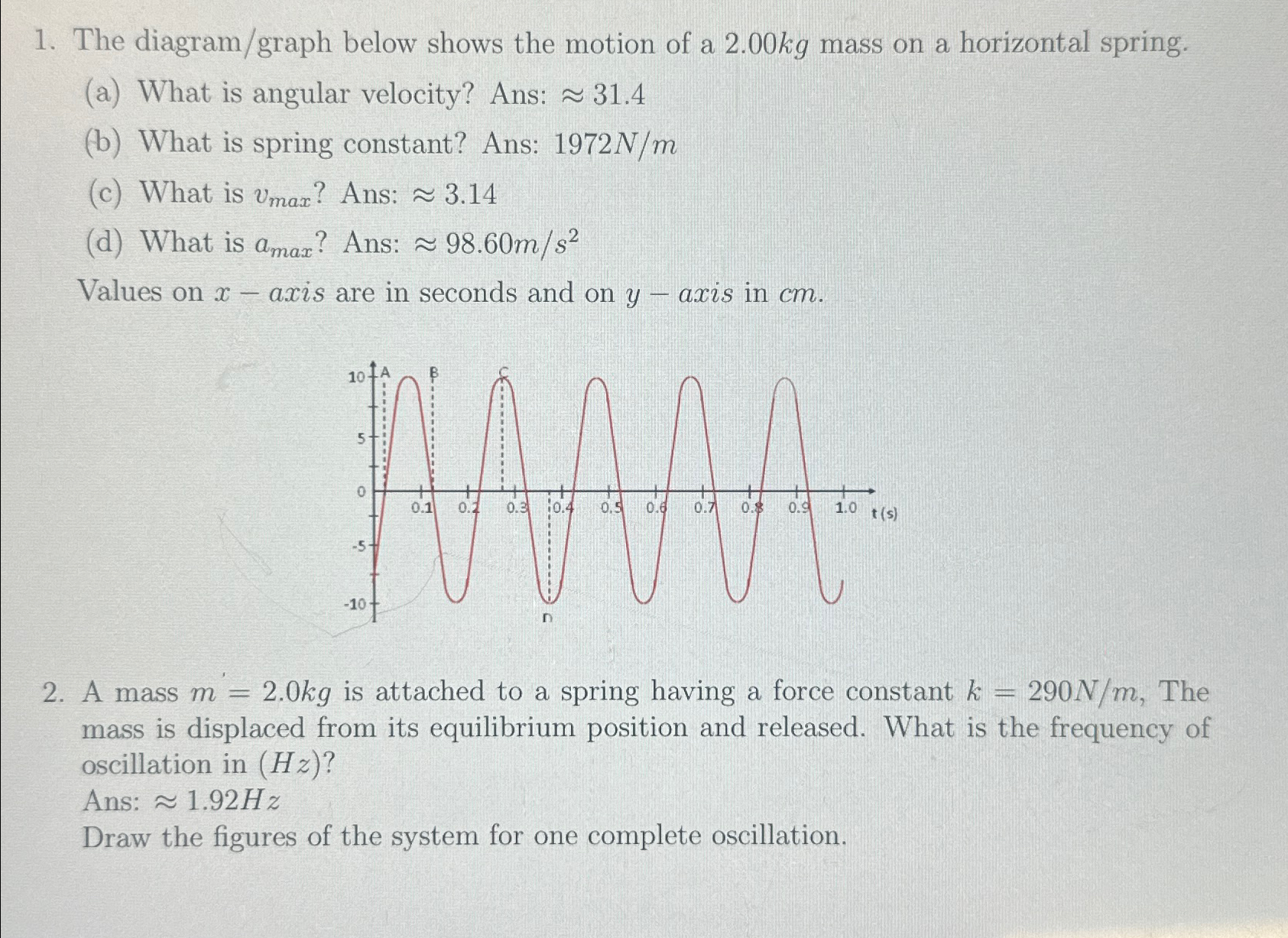 Solved Can someone please explain how to work out these | Chegg.com