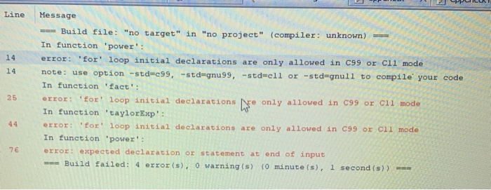 Solved not sure why im getting an error on the loop. can | Chegg.com