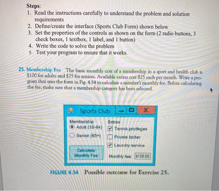 Solved Steps: 1. Read The Instructions Carefully To | Chegg.com