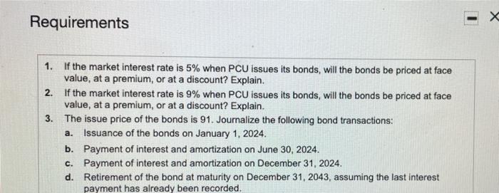 Solved On January 1 2024 Professor Credit Union PCC Chegg Com   Image