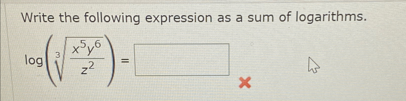 Solved Write the following expression as a sum of | Chegg.com