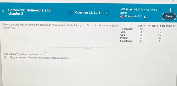 Solved Homework: Homework 2 for chapter 2 Question 22, | Chegg.com