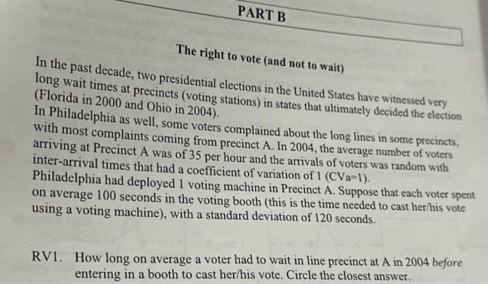 Solved In The Past Decade, Two Presidential Elections In The | Chegg.com