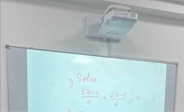 Solved 43x−6+62x−5=4 | Chegg.com